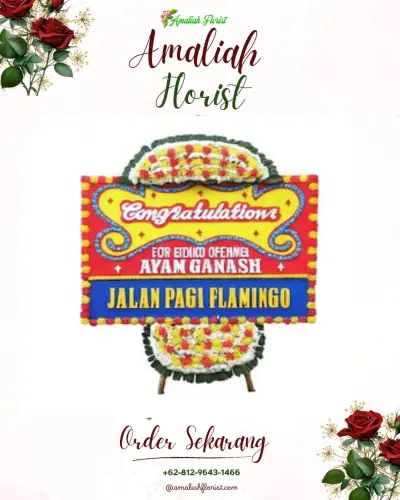 Bunga Papan Congratulation di Kalisidi